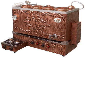 SEG04S SULTAN 4’LÜ ELEKTRİKLİ & GAZLI ÇAY KAZANI